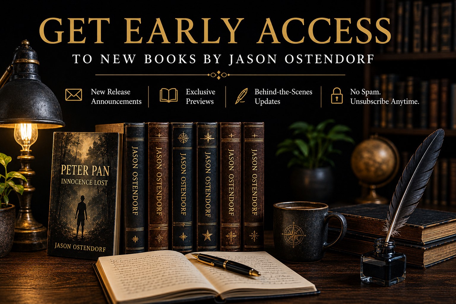 Early access and new book release updates from author Jason Ostendorf