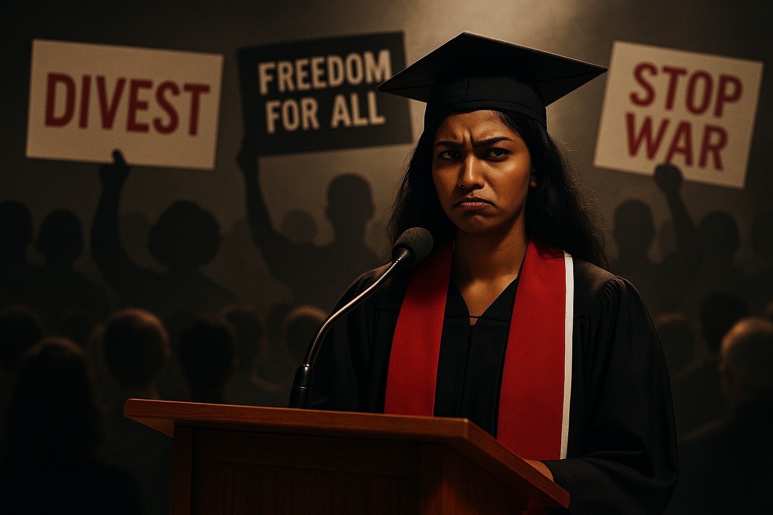 Megha Vemuri's Graduation Meltdown: Why Her MIT Stage Rant Wasn't Protected Speech