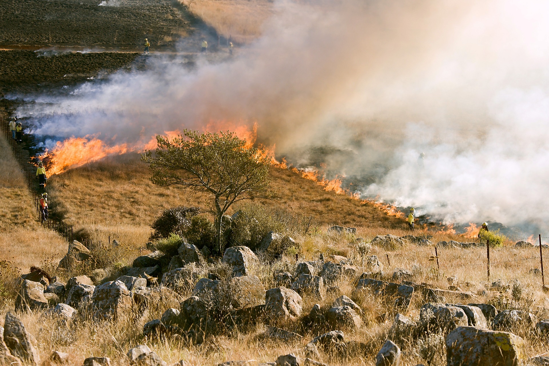 Wildfire symbolizing urgent child custody disputes in Baltimore County, handled by experienced family lawyer.