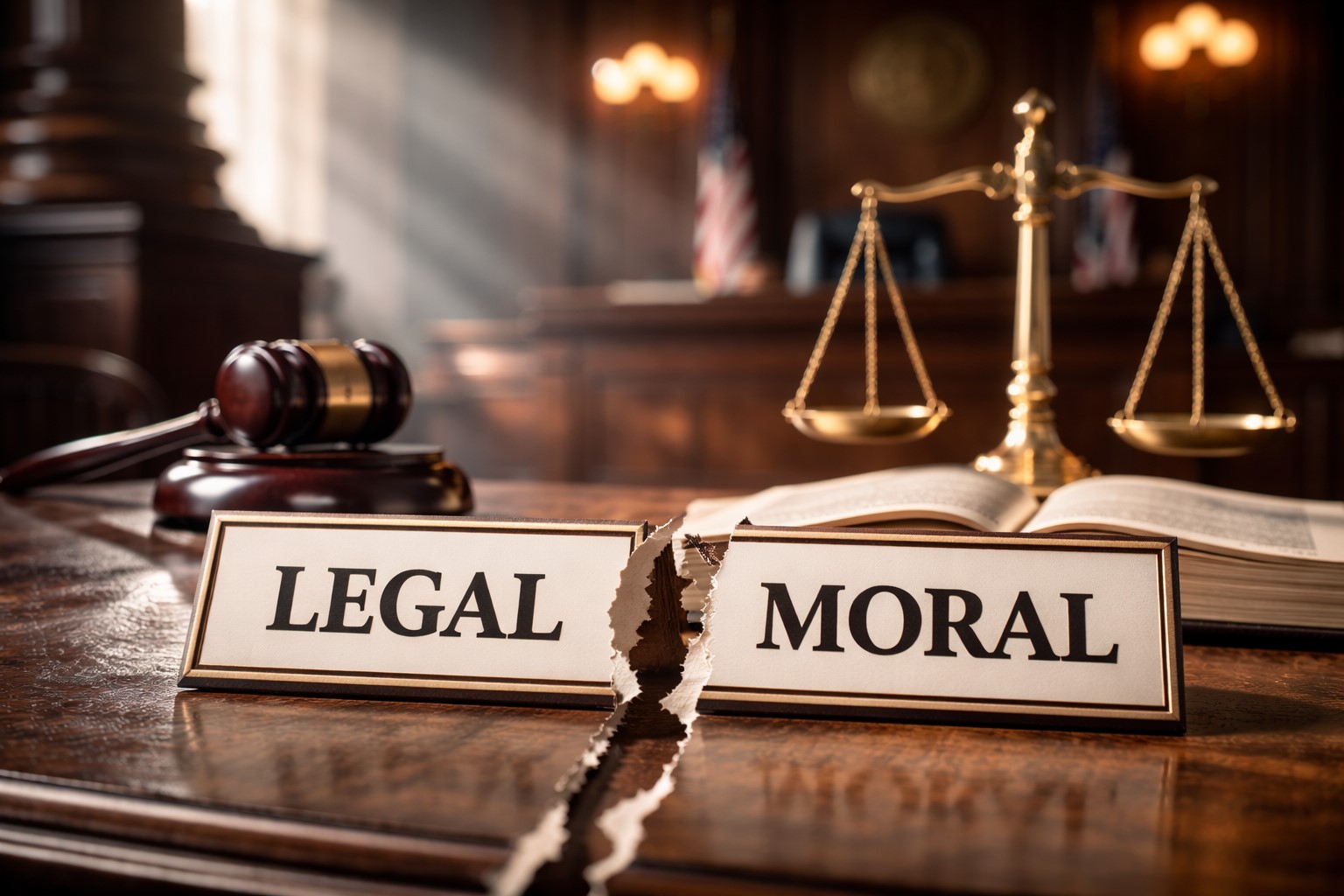 Why People Think the Law Is Moral (And Why That Can Be Misleading)